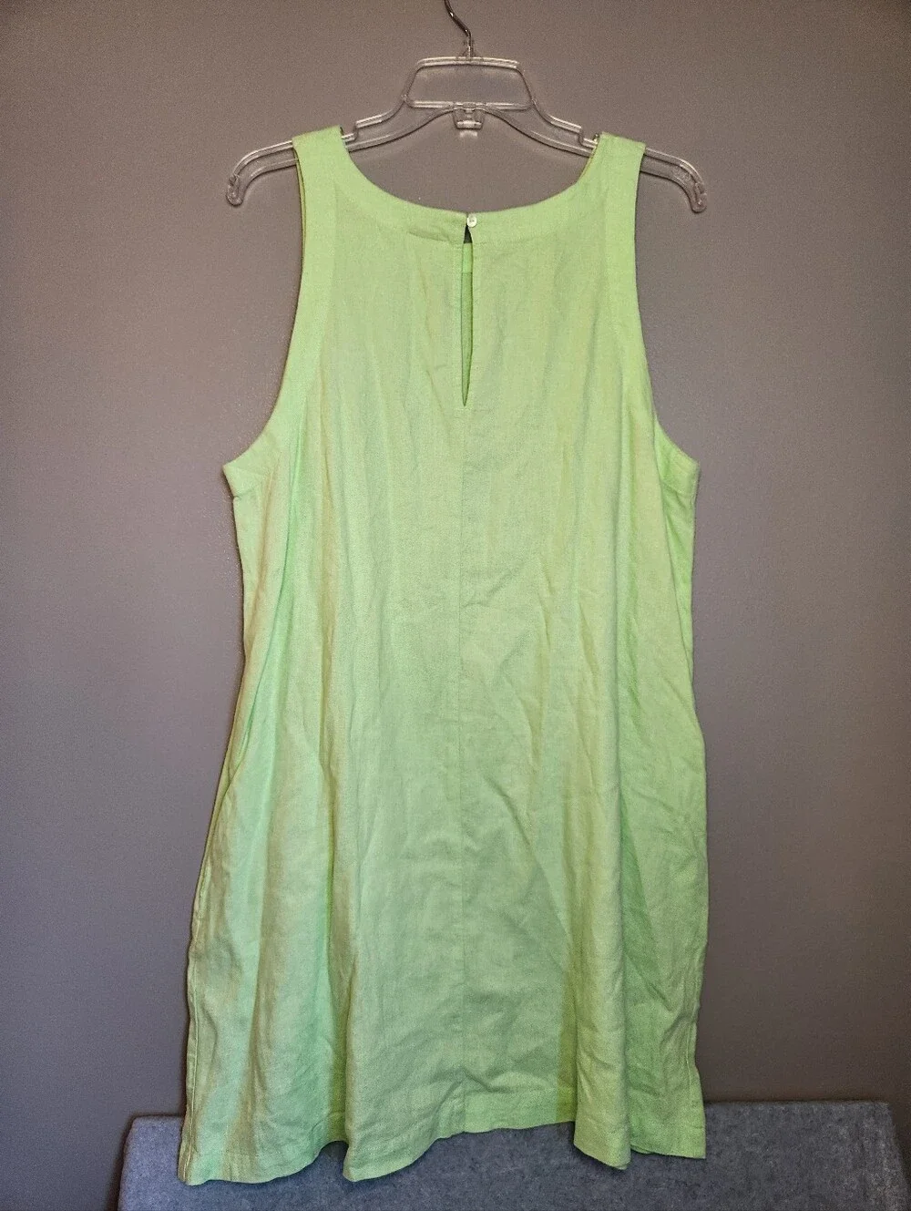 A New Day Sleeveless Linen Blend Sleeveless Dress Size XL - Picture 9 of 12